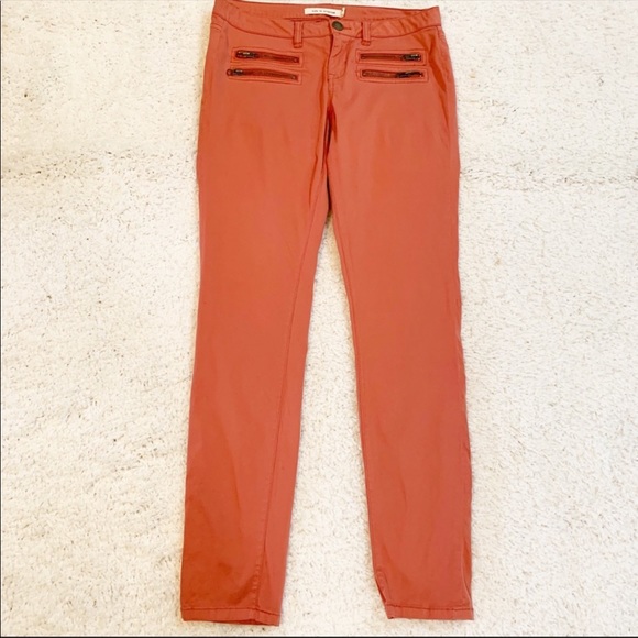Life in Progress coral skinny jeans - Picture 2 of 5